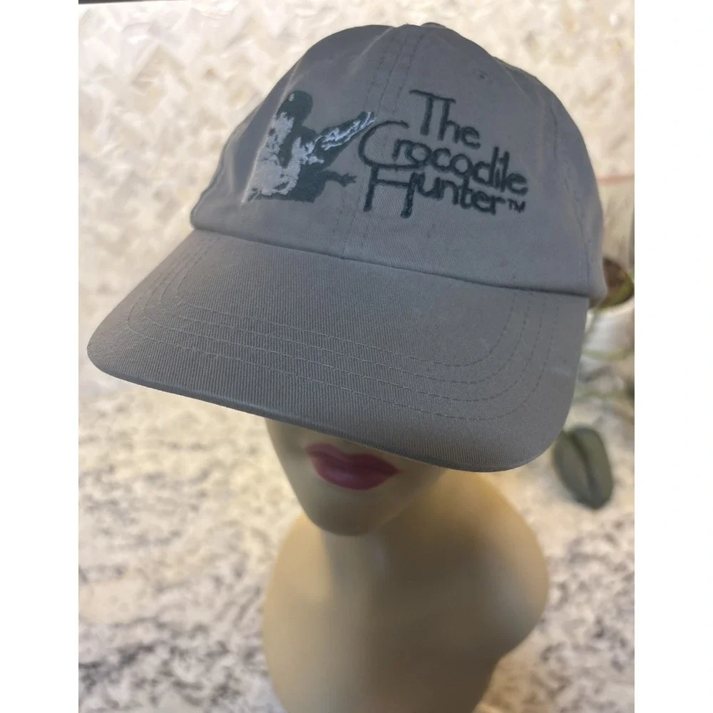 Vintage The Crocodile‎ Hunter Steve Irwin Cap Hat Tv Production Promo wildlife